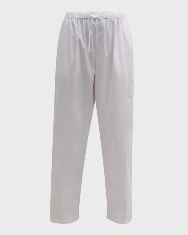 Hubert Drawstring Tuxedo Stripe Pants