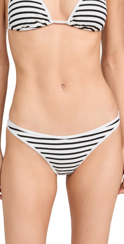 LSPACE Suzi Classic Bikini Bottoms Sailing Along Stripes