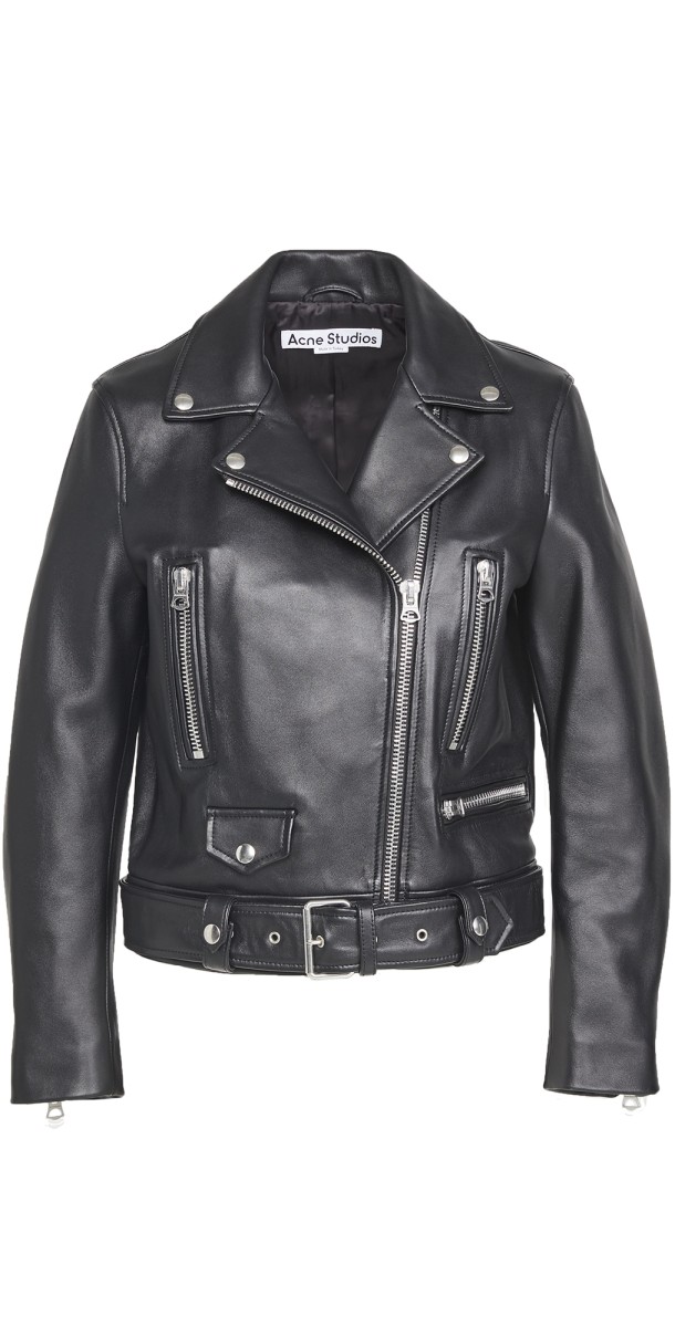 Acne Studios Mock Leather Outerwear Black