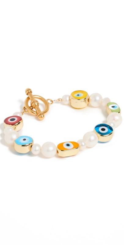 Brinker + Eliza Rhea Bracelet Pearl Mult