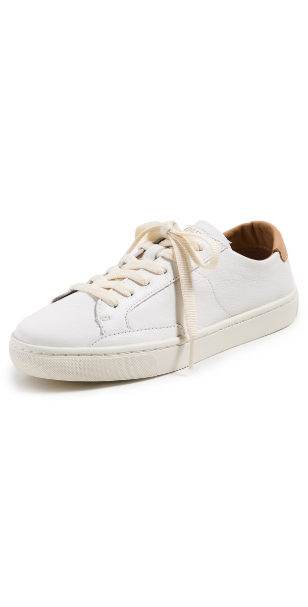 Soludos Ibiza Classic Lace Up Sneakers White