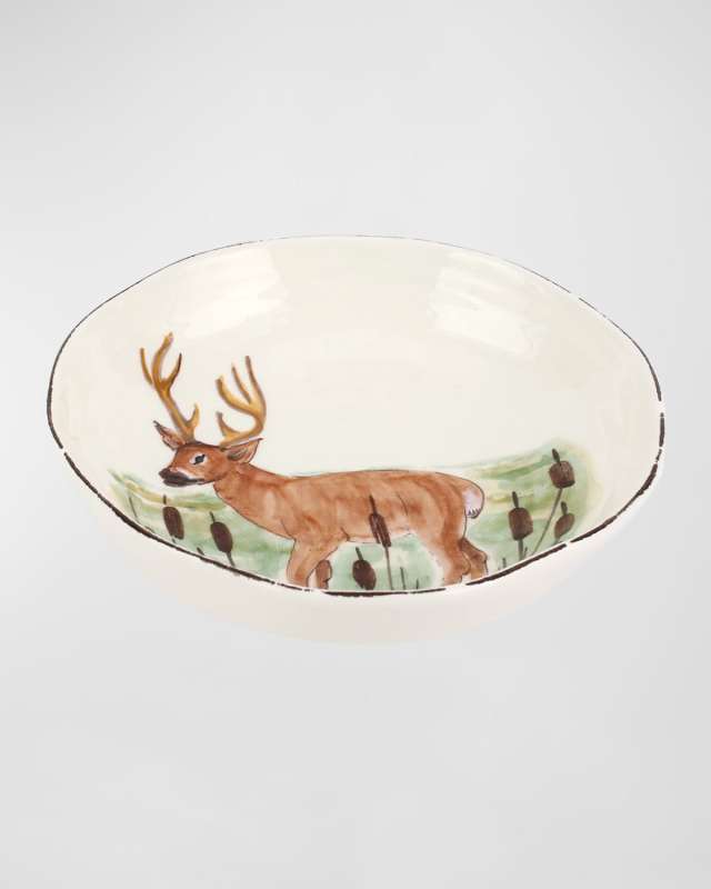 Wildlife Deer Pasta Bowl