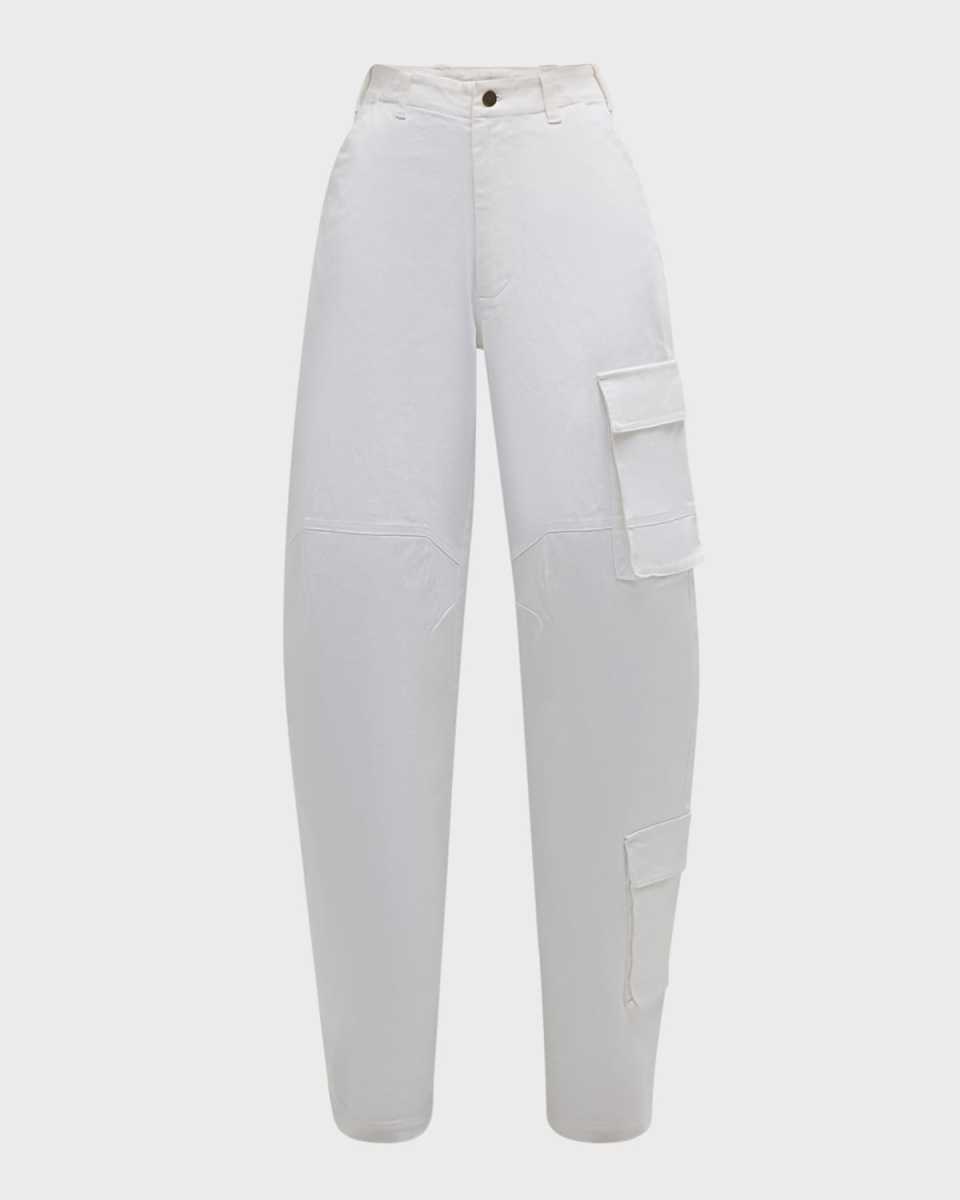 Rose Bow-Leg Cargo Pants