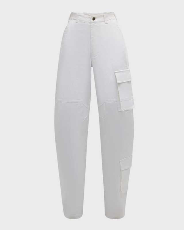 Rose Bow-Leg Cargo Pants