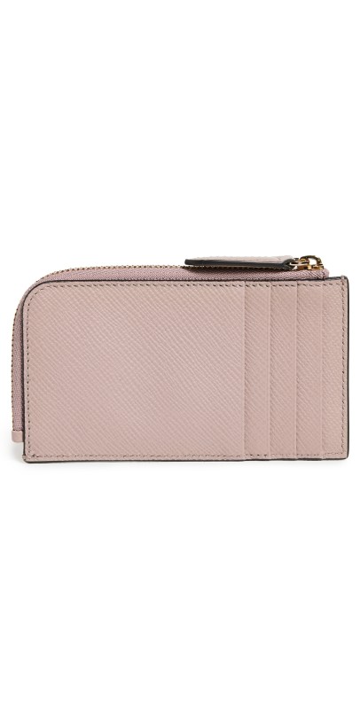 Smythson 4CC Coin Purse Taupe