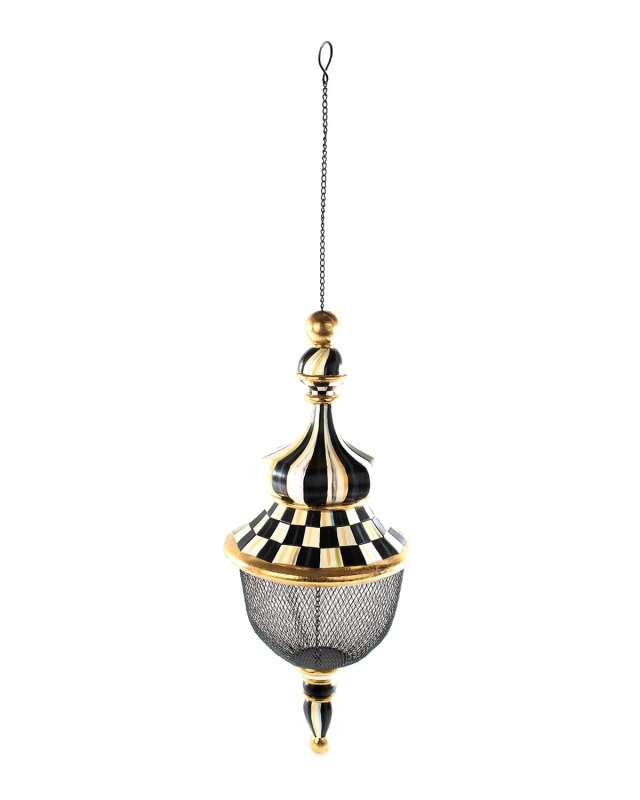 Courtly Check Pendant Bird Feeder