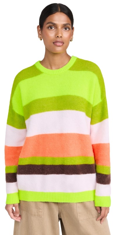 American Vintage Vitow Stripe Sweater Rayures Multicolores