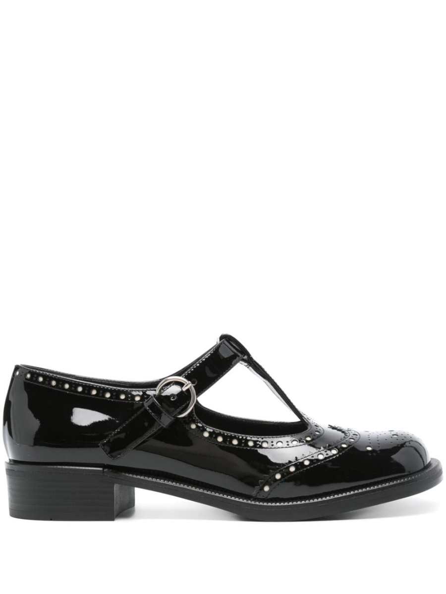 leather Mary Jane shoes