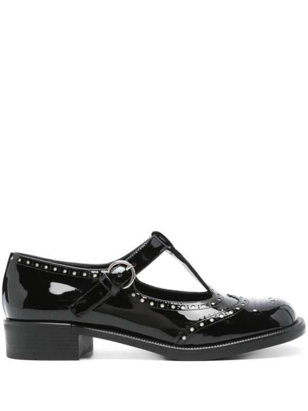 leather Mary Jane shoes