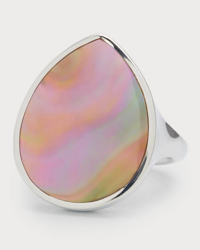 Ondine Sculptured Teardrop Cabochon Ring