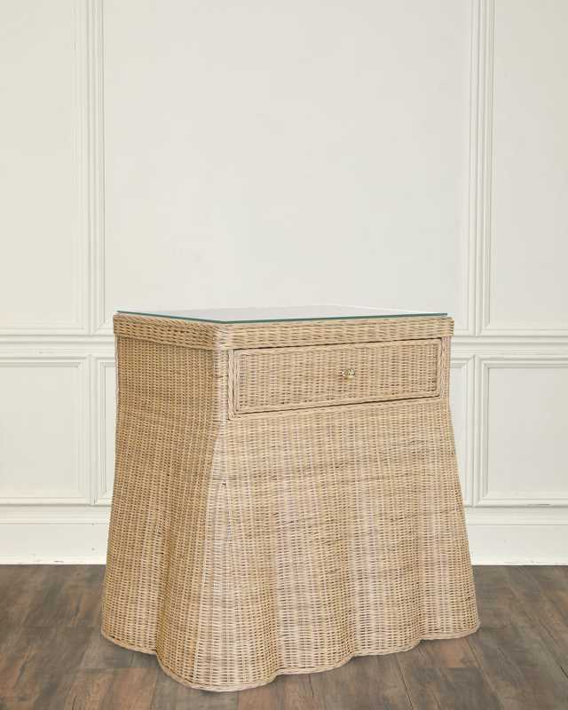 Giselle Rattan Side Table
