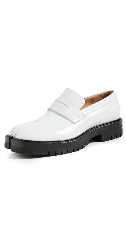 Maison Margiela Tabi County Loafers White/Black