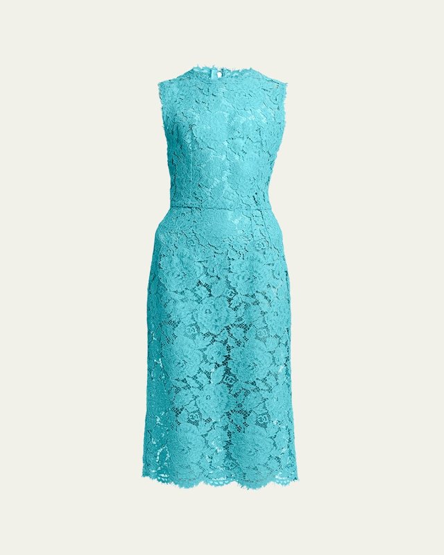 Floral Lace Midi Dress
