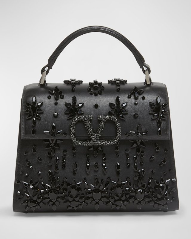 Vsling Mini Rhinestone Top-Handle Bag