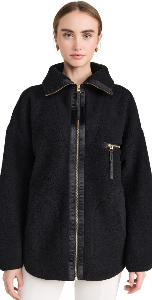 Varley Donley Fleece Jacket Black