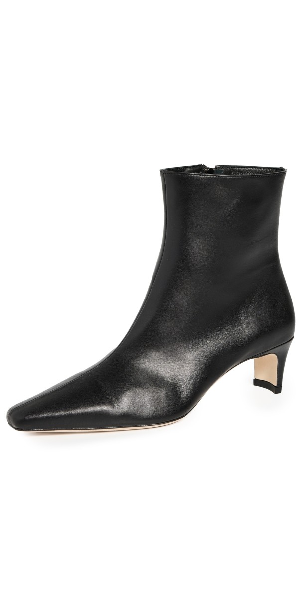 STAUD Wally Ankle Boots Cream