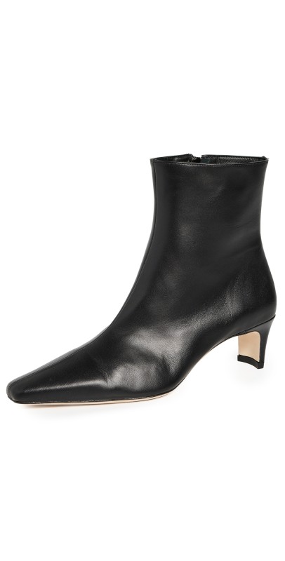 STAUD Wally Ankle Boots Cream