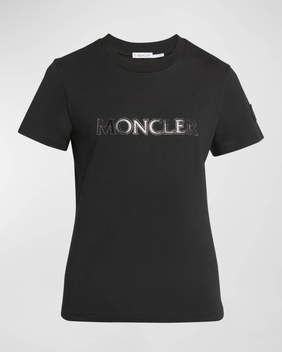 Logo Embroidered Cotton T-Shirt