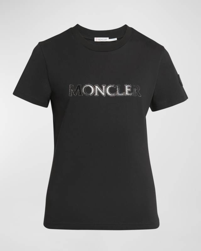 Logo Embroidered Cotton T-Shirt