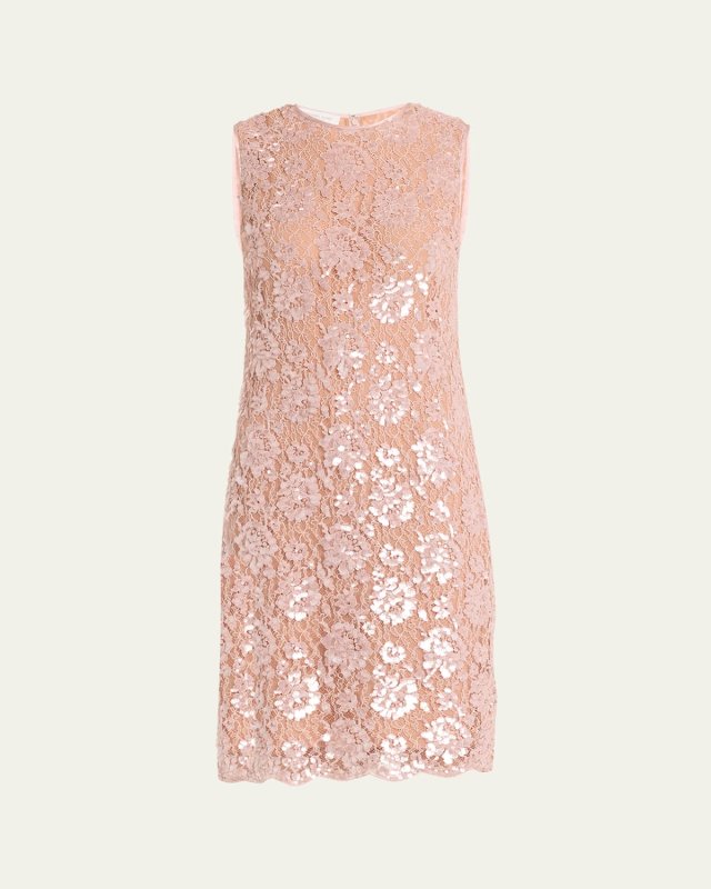 Floral Embellished Sheath Dress
