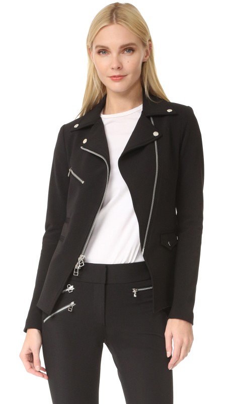 Veronica Beard Scuba Hadley Jacket Black