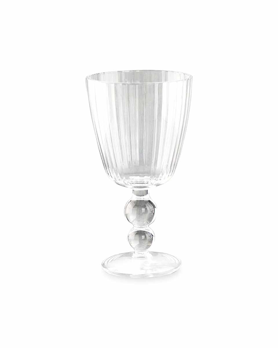 Vida Venice All-Purpose Clear Acrylic Drinking Glass, Set of 4