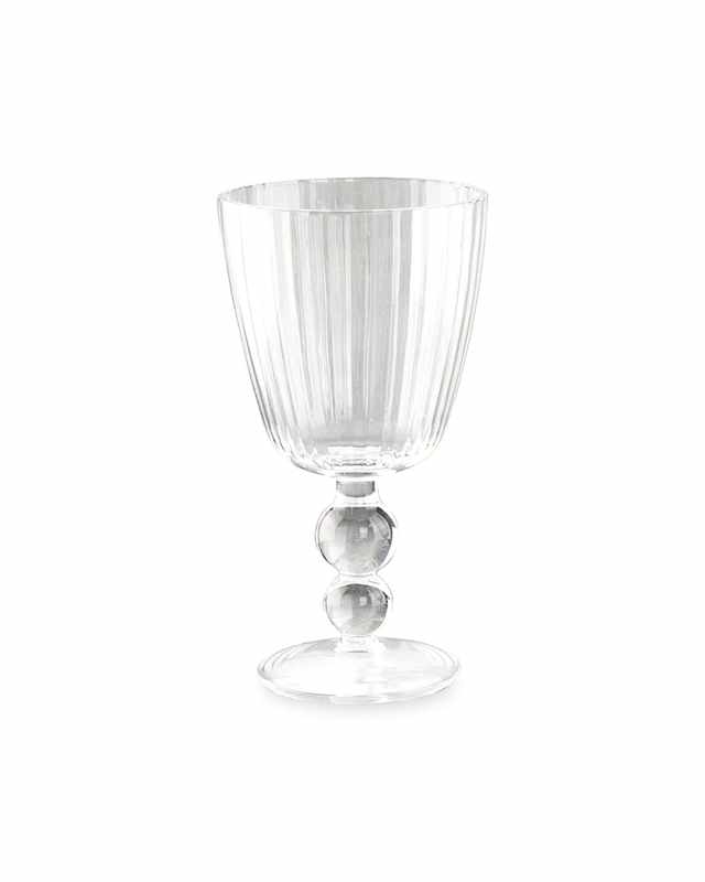 Vida Venice All-Purpose Clear Acrylic Drinking Glass, Set of 4