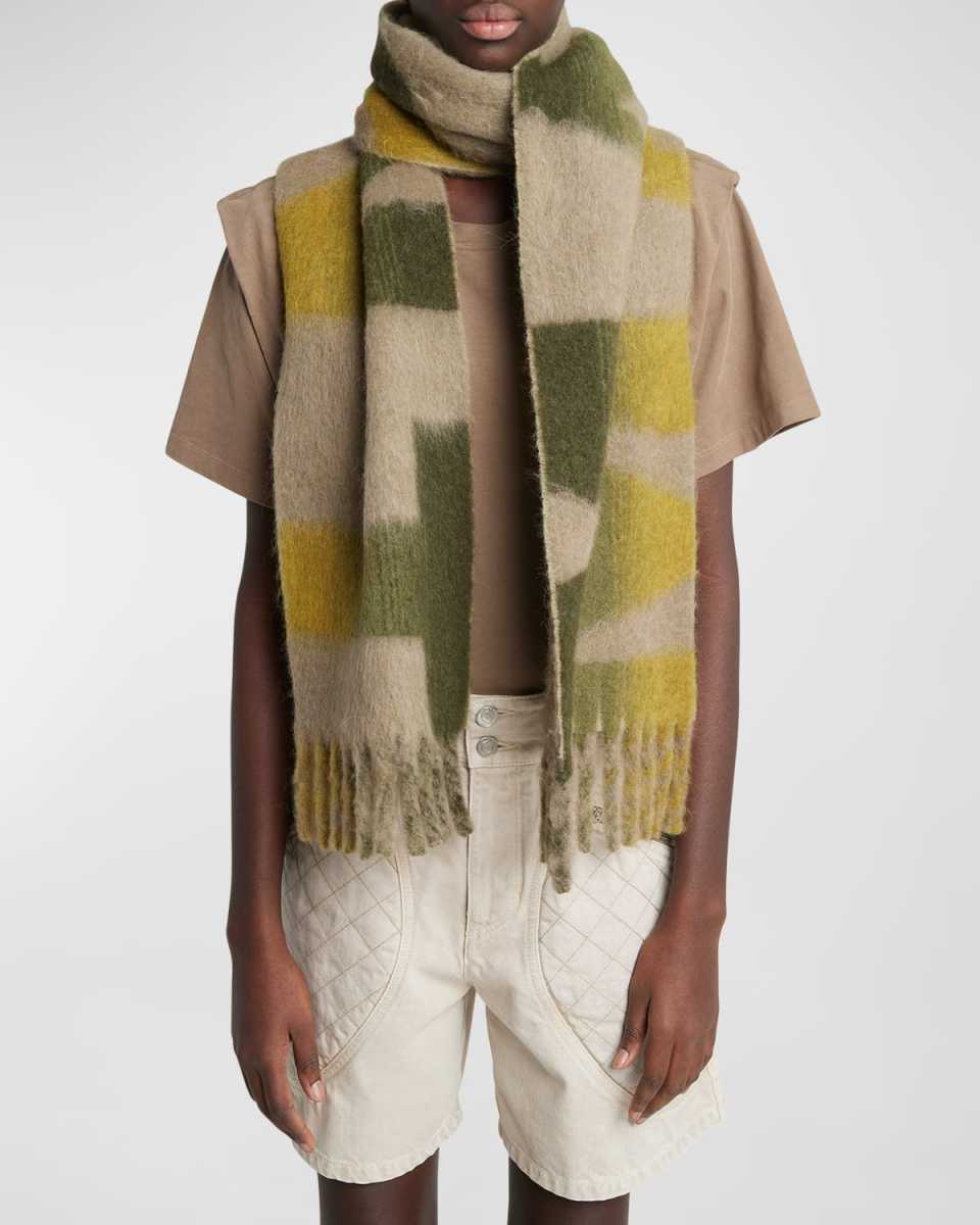 Loliana Logo Wool-Blend Scarf