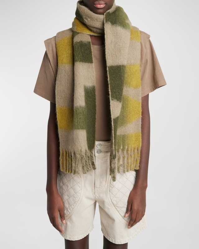 Loliana Logo Wool-Blend Scarf