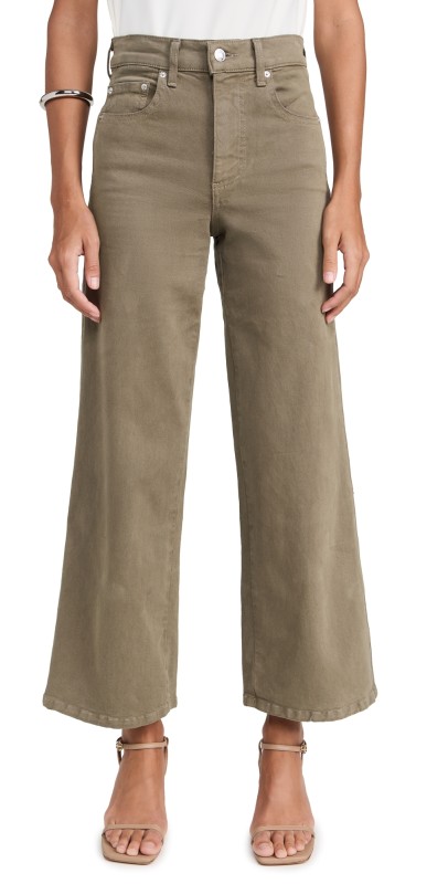 LE JEAN Juliette Wide Leg Ankle Jeans Mountain