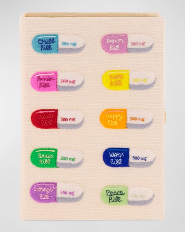 Pills Book Clutch Bag