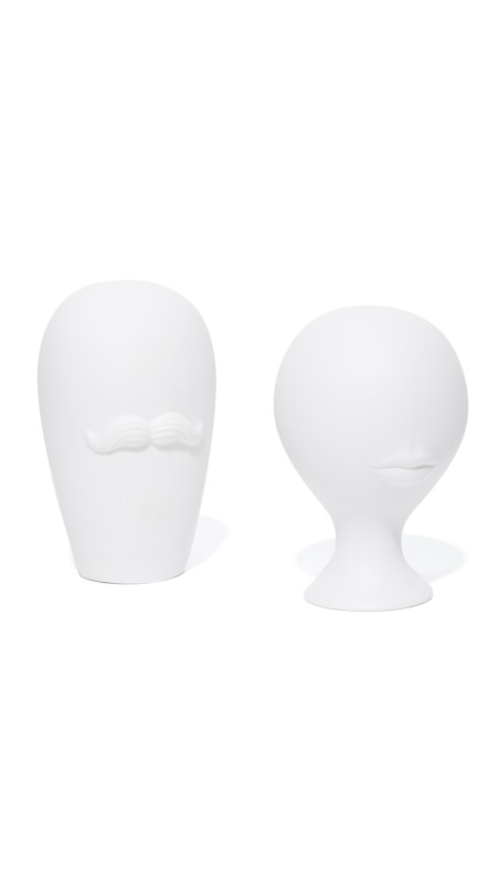 Jonathan Adler Mr. and Mrs. Muse Salt + Pepper Shakers White One Size