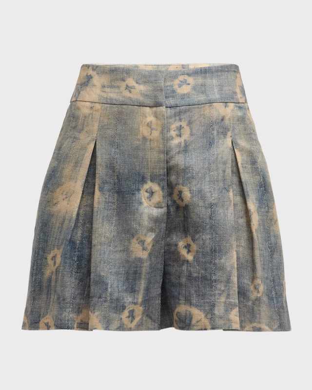 Marlow Shibori Tailored Shorts