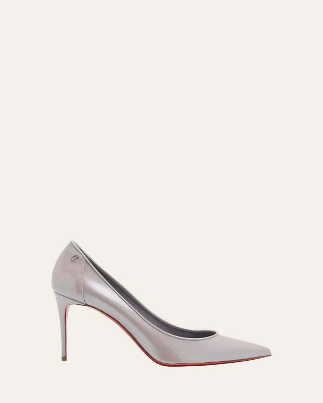Sporty Kate Leather Red Sole Pumps