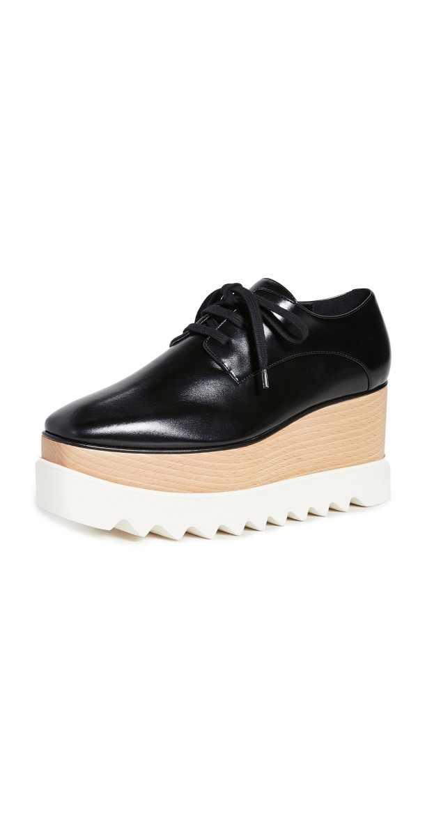 Stella McCartney Elyse Lace Up Shoes Black