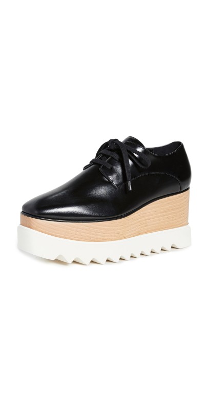 Stella McCartney Elyse Lace Up Shoes Black