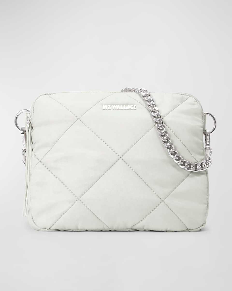 Madison Quilted Nylon Crossbody Bag