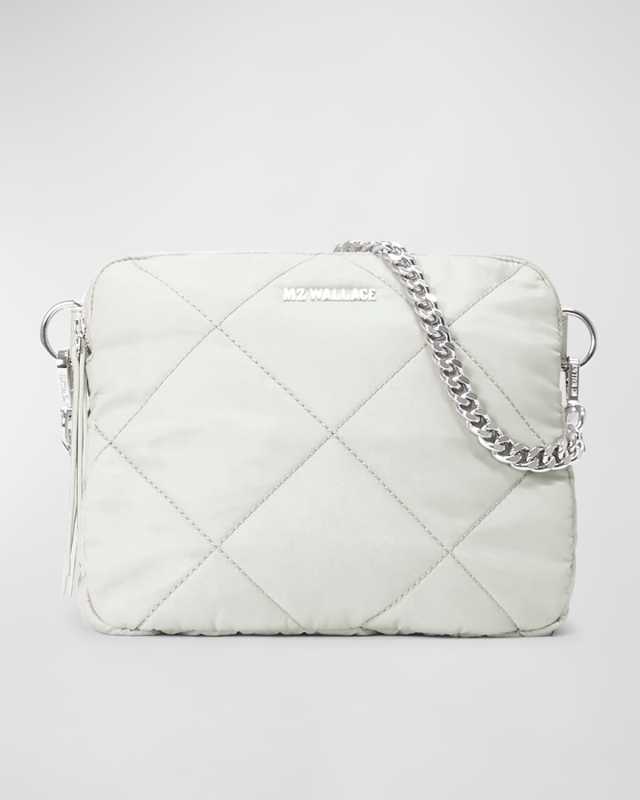 Madison Quilted Nylon Crossbody Bag