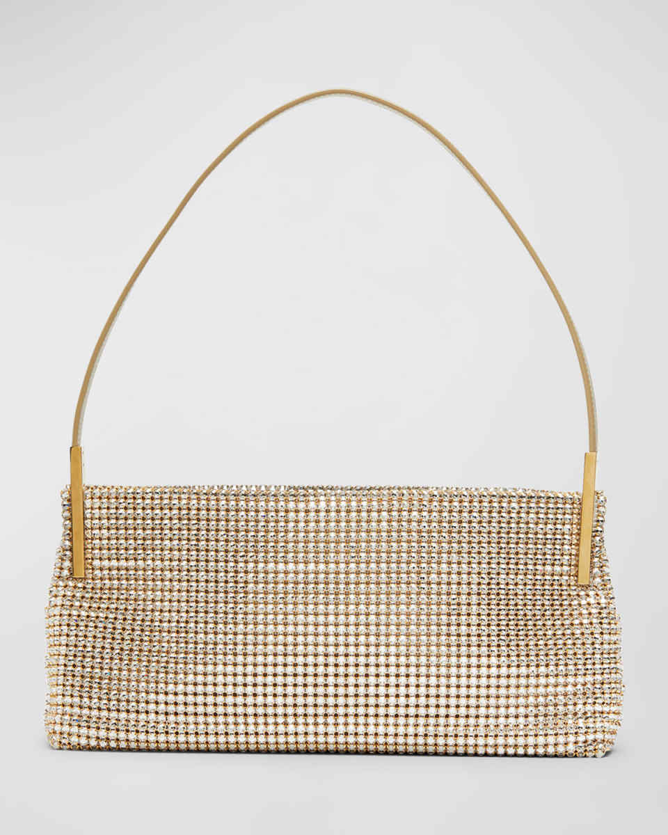 Suzanne Small Shoulder Bag in Strass