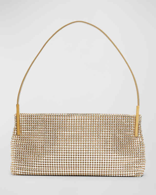Suzanne Small Shoulder Bag in Strass