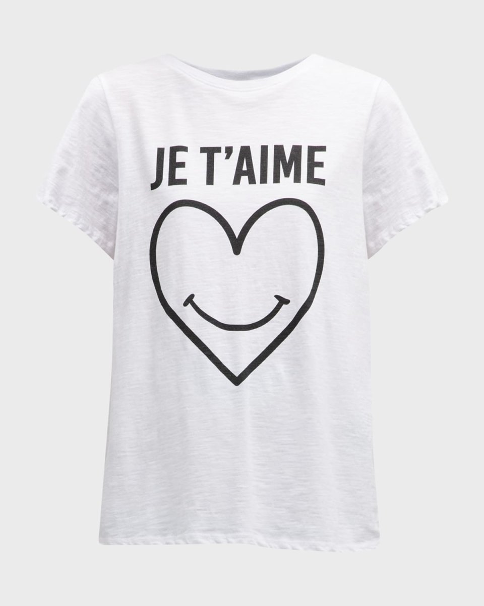 Smiling Heart Cotton Graphic T