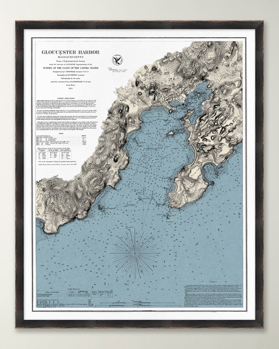Chart of Gloucester Harbor