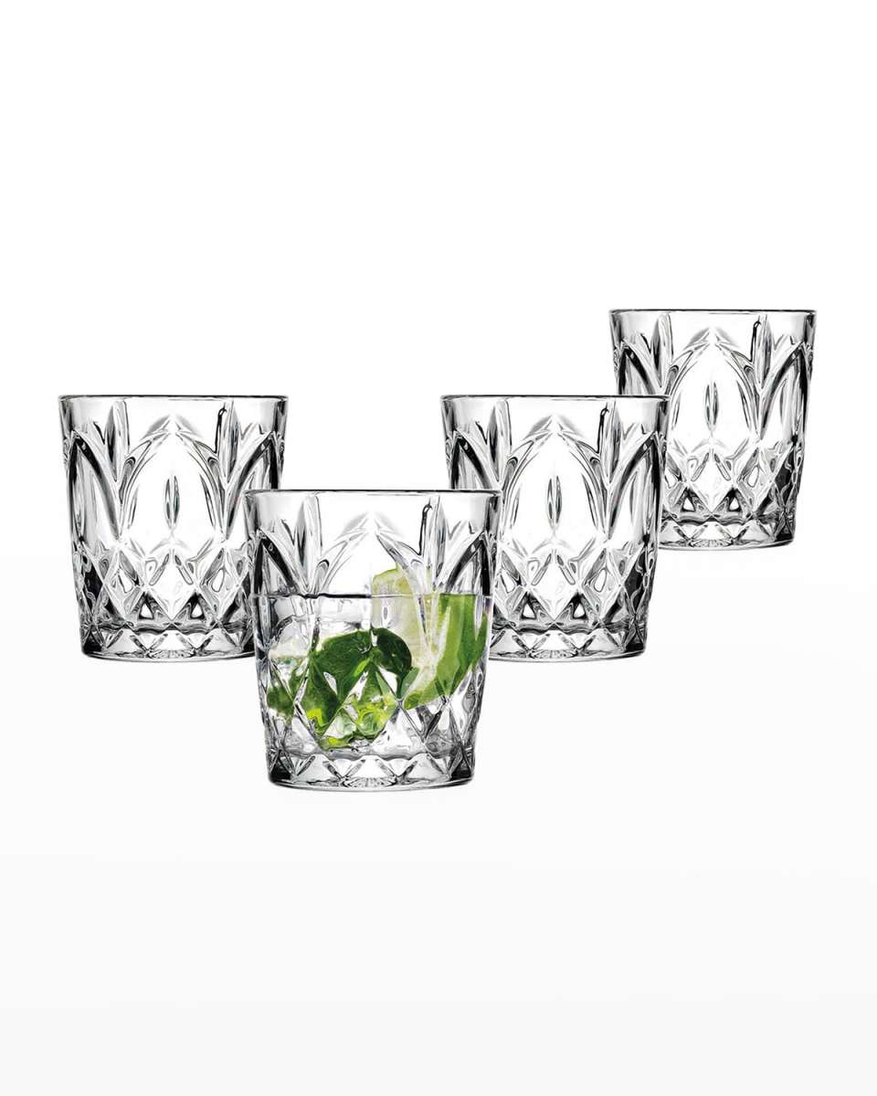 Martense Double Old-Fashioned Glasses, Set of 4