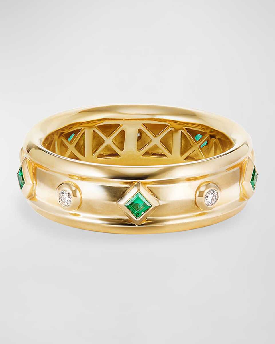 18k Modern Renaissance Ring w/ Diamonds