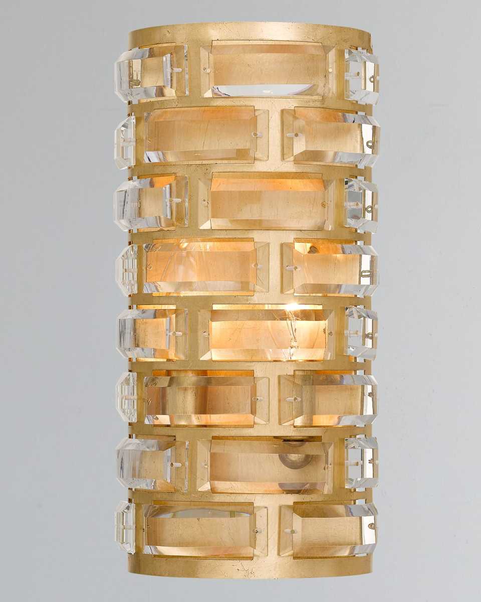 Meridian 4-Light Antiqued Gold Sconce