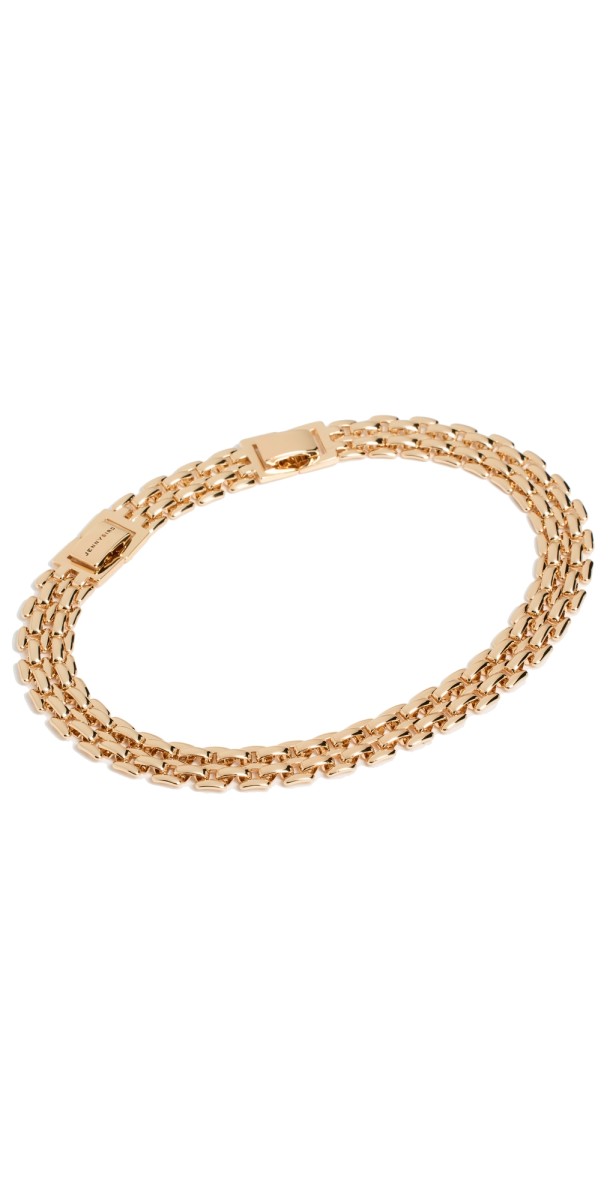 Jenny Bird Francis Anklet High Polish Gold
