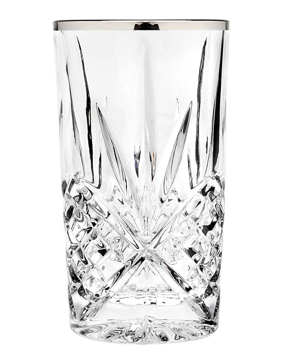 Dublin Platinum Highballs, Set of 4