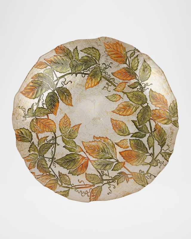 Autunno Glass Large Serving Bowl