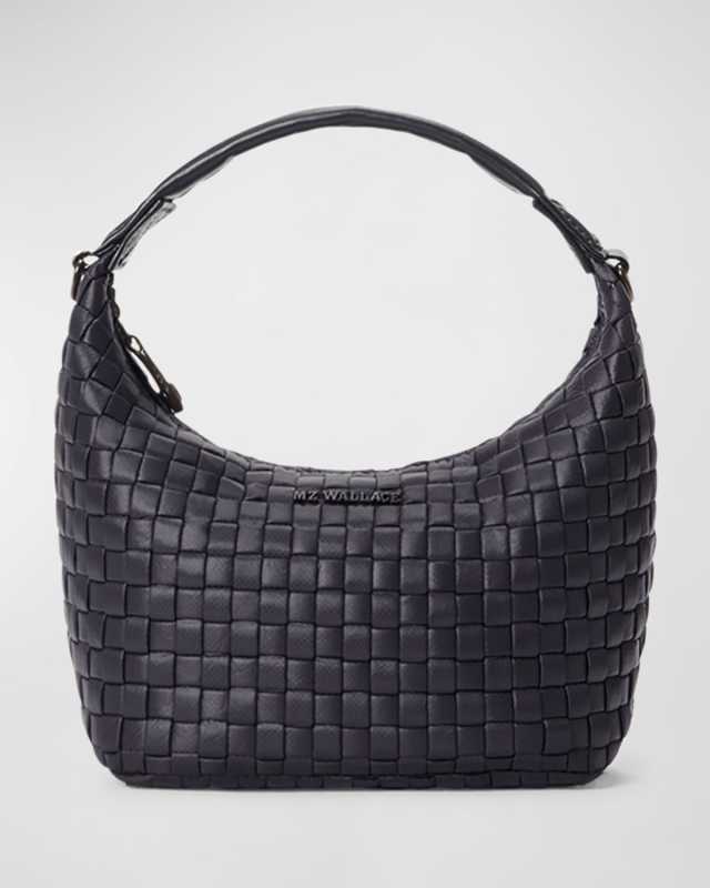 Mini Woven Hobo Bag