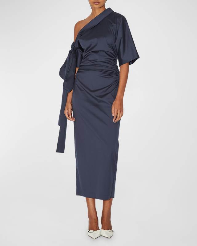 Bowie One-Shoulder Midi Dress